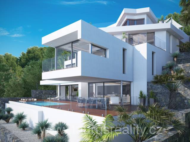 Reality Španělsko, nemovitosti Španělsko - Luxusní novostavba vily v první linii u moře.Villa Oceanus
