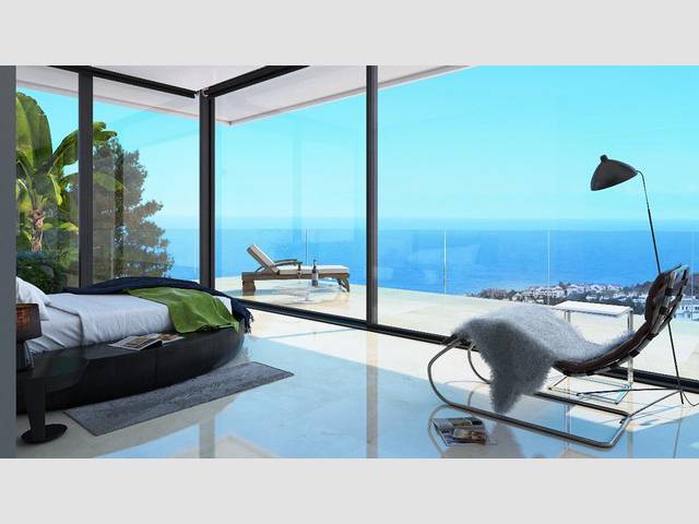 Nová moderní luxusní vila s výhledem na moře v Marbella